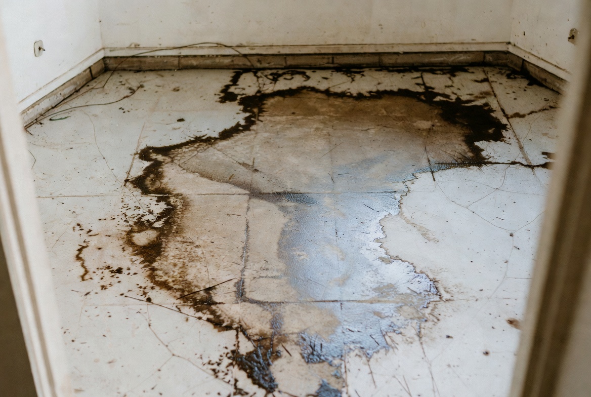 Floor mopping before